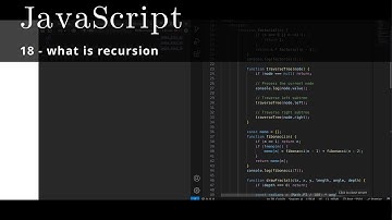 JavaScript 18 🧬 what is recursion