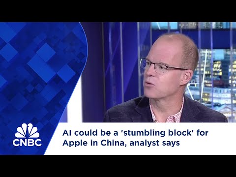 AI could be a 'stumbling block' for Apple in China, analyst says Episode cover