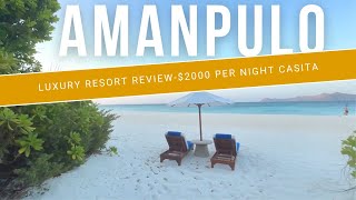 Amanpulo Philippines. Luxury Resort Review. ($2000 Per Night Casita) #LuxuryIslandGetaway