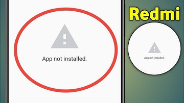 Redmi App Not Installed | Redmi App Not Installed Problem | App Not Installed Redmi