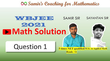 WBJEE 2021 Mathematics Solution |Question 1|  Limit and Continuity