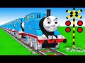 【踏切アニメ】複雑な電車 5 Trains Climbing Pynamid 2025 🚦 Fumikiri 3D Railroad Crossing Animation #1k #1million