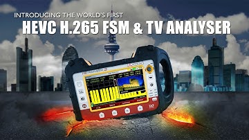 HEVC H.265 Field Strength Meter & TV Signal analyzer