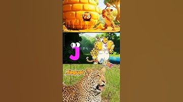 🦎🦁 ABC Animal Rescue Song | Iguana, Jaguar, Kangaroo & Lion Save the Day! | Gon Gon Edu Short