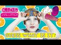 Вивви играет в Угадай вкус еды / Little Vivvi pretend Play in Guess that Food