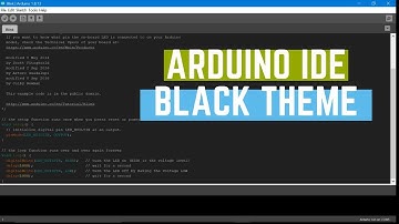 How to install Black Theme in Arduino IDE
