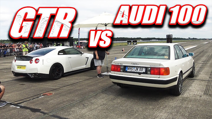 800HP AUDI 100 QUATRO Vs NISSAN GTR R35!