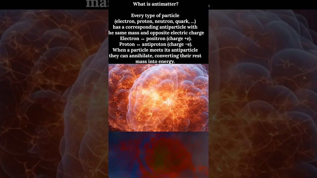 Antimatter in space  