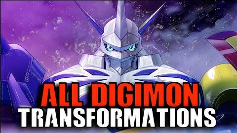 Digimon Story Cyber Sleuth - All Digimon Transformations in Chronological Order