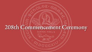 Emma Willard 208th Commencement Ceremony