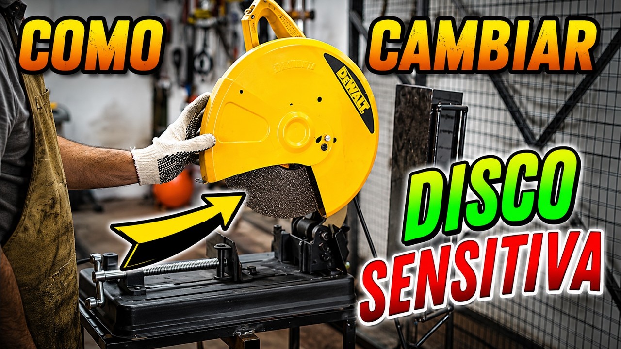 Como cambiar el disco de una sensitiva | metal cutter - YouTube