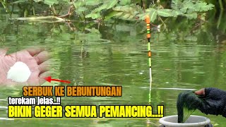 BIKIN HEBOH SEMUA PEMANCING gara² campuran lumut ini buat Mancing nila ||Umpan jitu