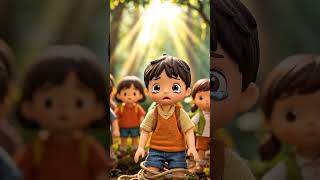 Giant hand help children adventure #shortsvideo #dioramaart #aiart