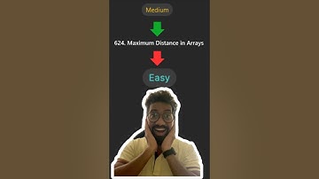 Leetcode 624: Maximum Distance in Arrays