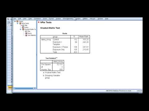V16.6 - Kruskal-Wallis