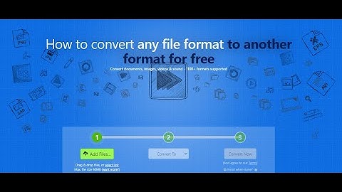 How to convert any file format to another format for free with this all in 1 file type converter