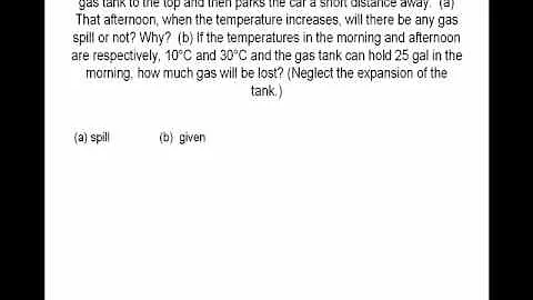 Thermal expansion3 animated physics problem