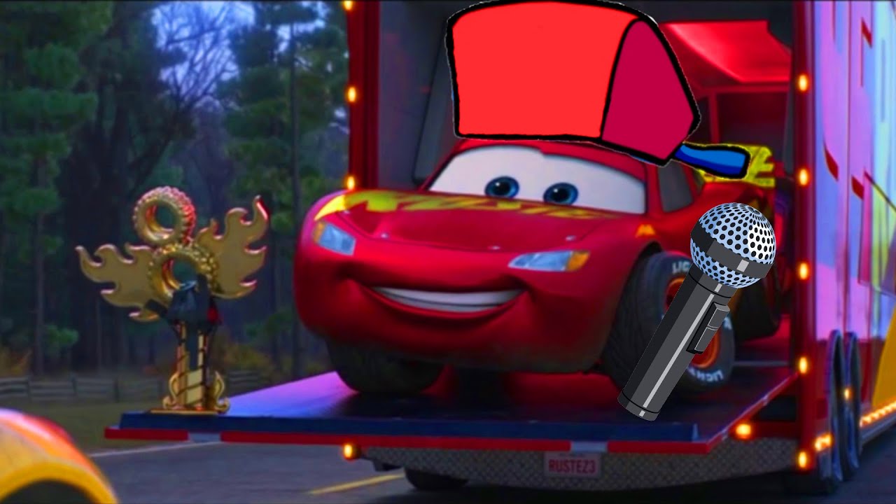 Lightning McQueen becomes a rapper - YouTube