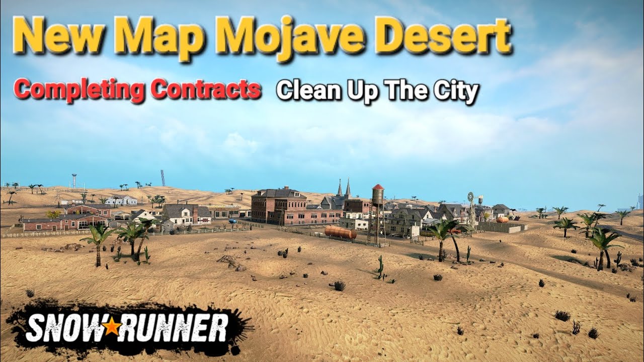 New Map Mojave Desert Completing Contracts Clean Up The City In ...