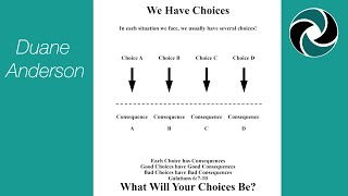 We Have Choices - Diagram explained by Duane Anderson