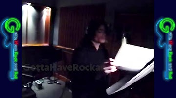 Michael Jackson In The Studio Recording Fall Again [INCREDIBLY RARE FOOTAGE]