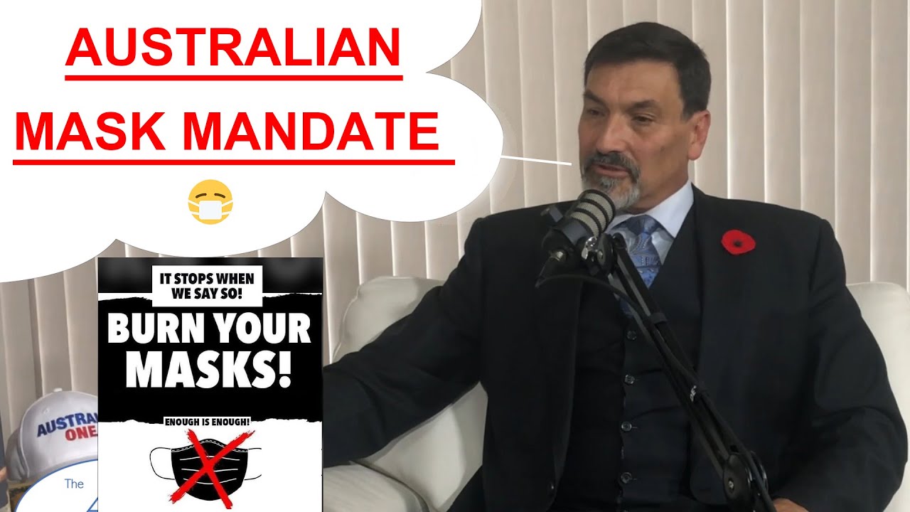 🔴 AUSTRALIAN MASK MANDATE 😷 I DO NOT CONSENT 🇦🇺 RICCARDO BOSI JOEL