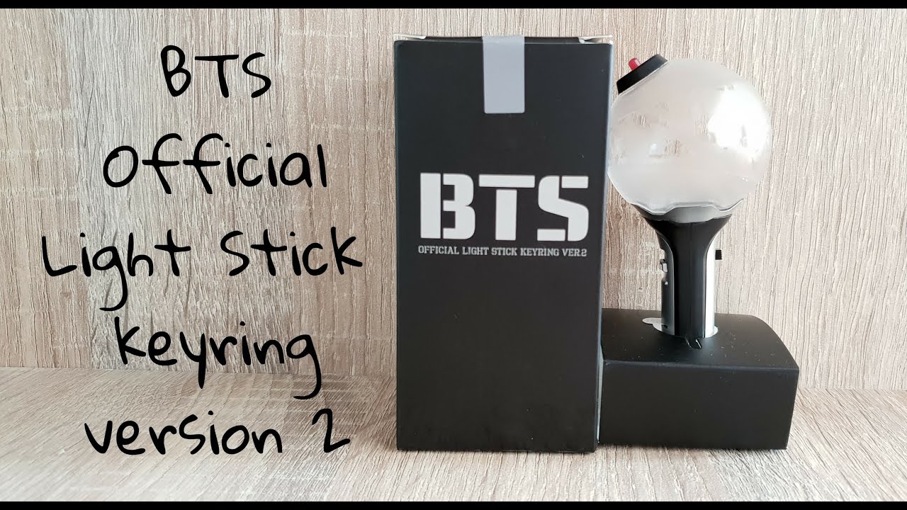 BTS OFFICIAL LIGHT STICK KEYRING VER.2