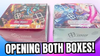 Crazy luck while opening one of each Gundam Card Game booster box