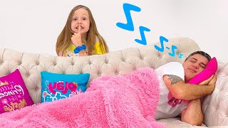 Nastya and her Tired Father - Helping Video series for kids by Like Nastya GB 160,859 views 4 weeks ago 15 minutes