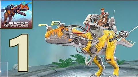 Jurassic Monster World: Dinosaur War : Gameplay Walkthrough Part 1(iOS, Android)
