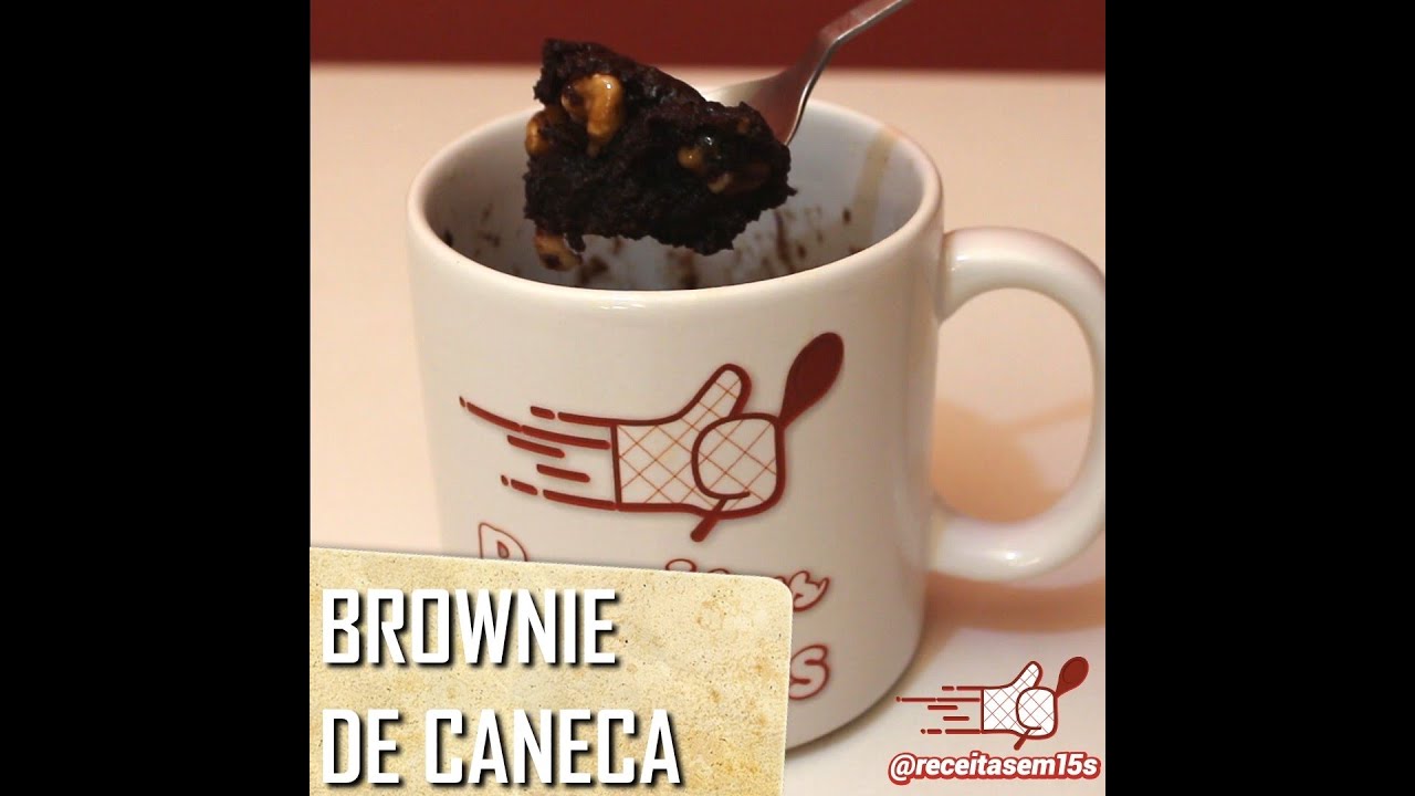 BROWNIE DE CANECA EM 15 SEGUNDOS
