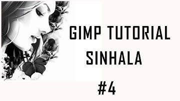 Gimp sinhala tutorial 4-Logo design