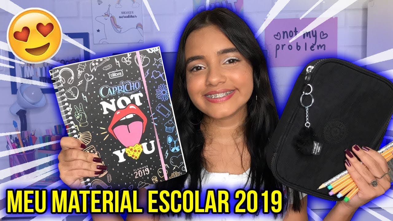MEU MATERIAL ESCOLAR 2019! Bela Almada
