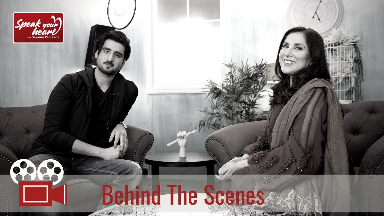 Agha Ali | Behind The Scenes | Speak Your Heart With Samina Peerzada