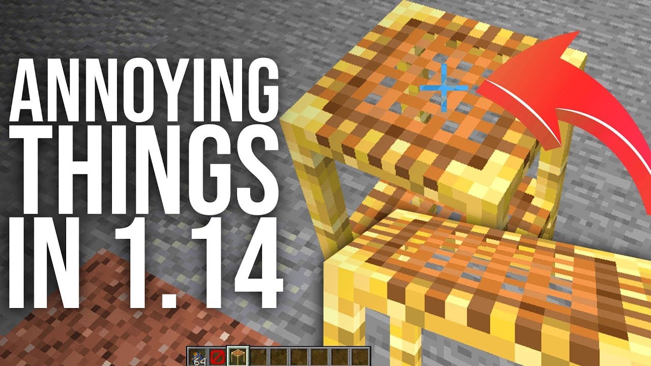 7 Most ANNOYING Things in Minecraft 1.14 - YouTube