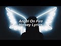 Angel on fire  halsey lyrics