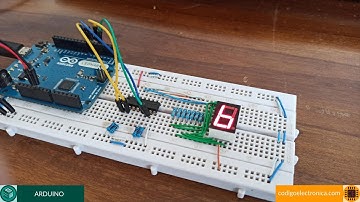 Arduino 7447 display ánodo común