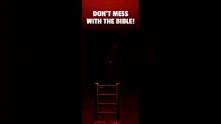 DONT MESS WITH THE HOLY BIBLE!! THE LAST JOB HORROR GAME!! #horrorgaming #shorts #short
