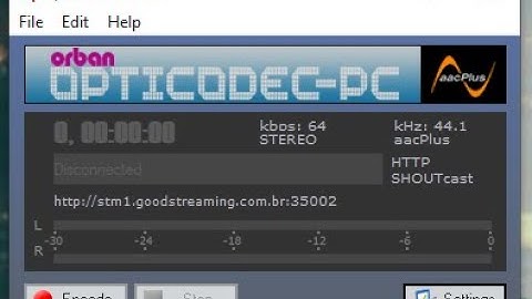 Passo a Passo para Transmissão Radio On Line Ao vivo com opticodec 2022