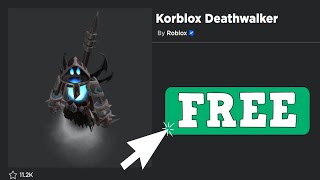 FREE Korblox Deathwalker (Giveaway) by Lonnie 10,745 views 1 month ago 1 minute, 30 seconds