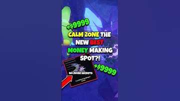Is Calm Zone the NEW Best MONEY Making Spot In Roblox Fisch #shorts