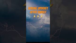 Churning and flashing #stormchasing #lightning