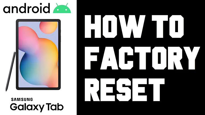 Android How To Factory Reset - How To Factory Reset Samsung Android Tablet Instructions, Guide, Help