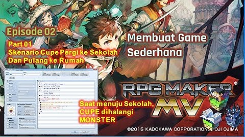 #04 Cara Seting Autorun, Party, Animation | RPG MAKER MV TUTORIAL INDONESIA