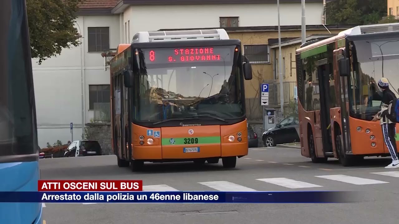 Etg - Atti osceni sul bus, arrestato 46enne libanese