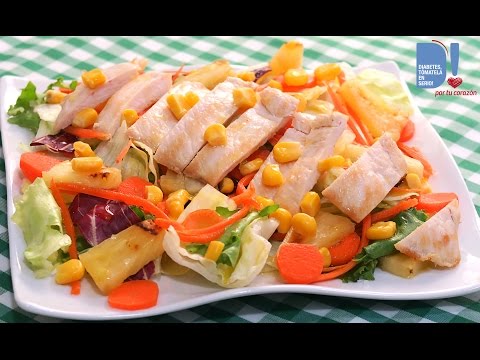 Video: Deliciosa Ensalada De Pollo Con Piña