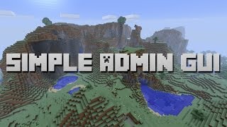 How to use and install Simple Admin GUI