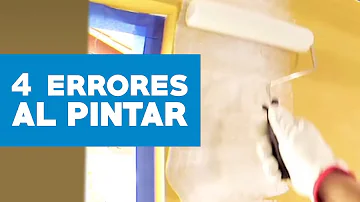 ¿Qué no se debe hacer al pintar paredes interiores?