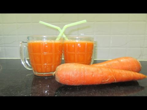 गाजर का जूस कैसे बनाये