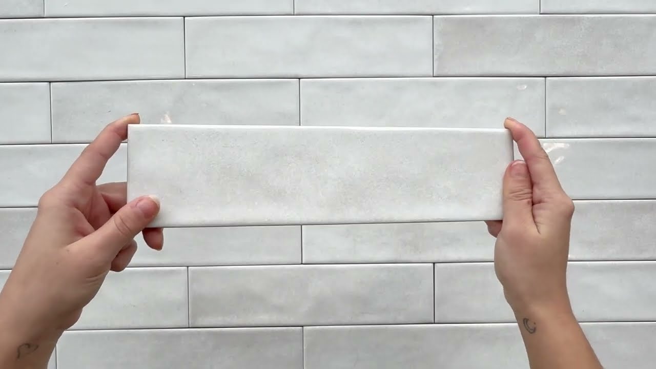 White Gloss Brick Wall Tiles